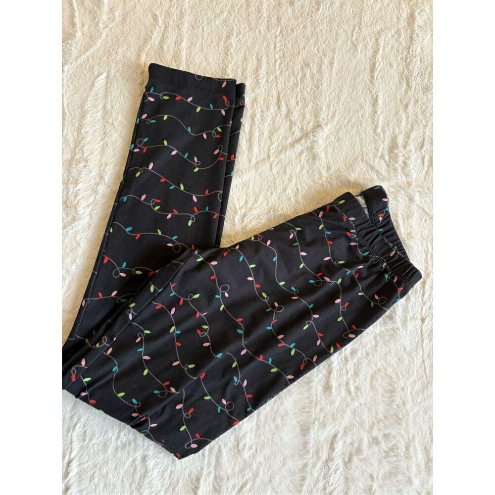So Christmas Lights Leggings Size 10 - 12